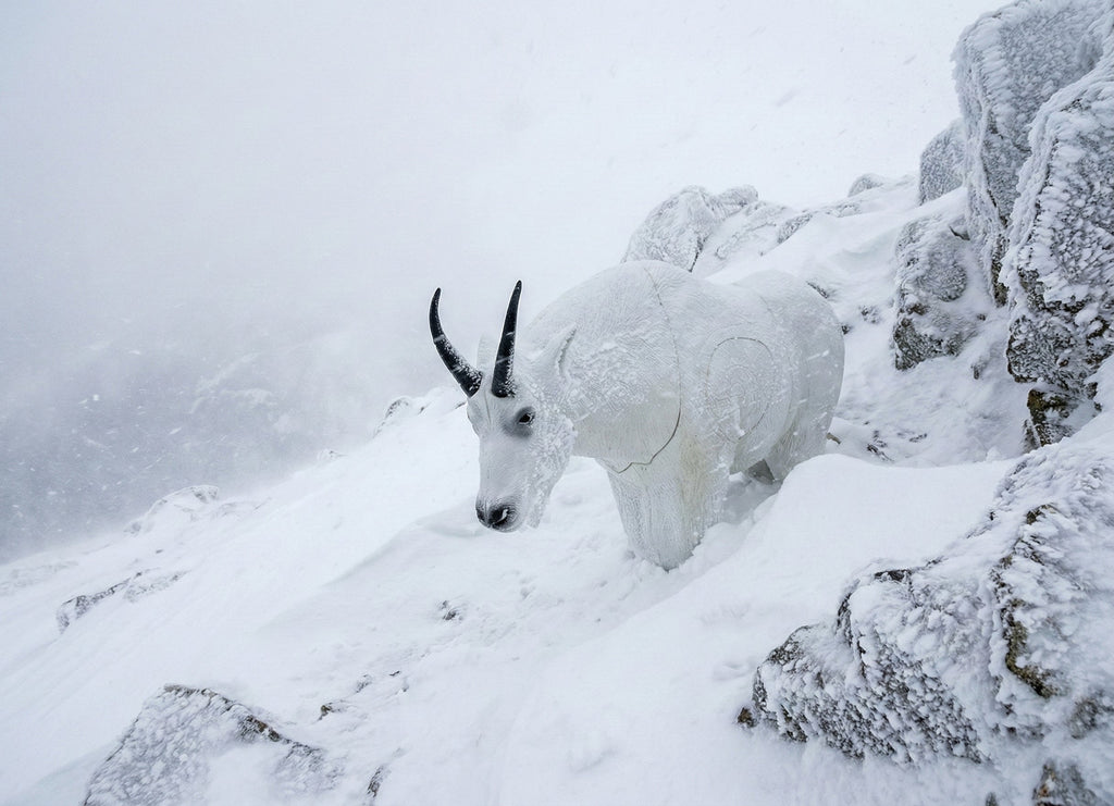 Real Wild 3D Mountain Goat Foam Archery Target