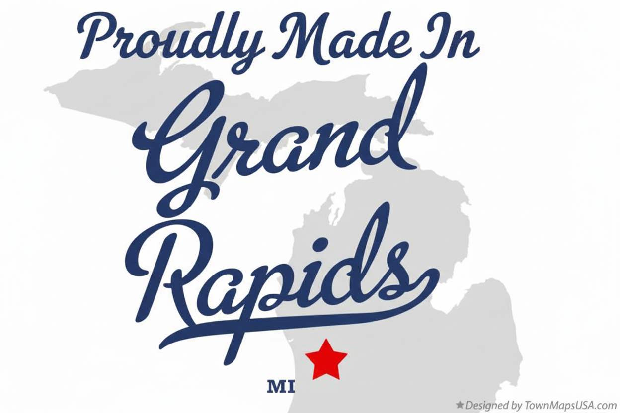 Proudly Made In - Footer Map